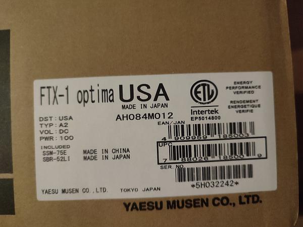 Продам Yaesu FTX1 Optima (100 ватт, USA) лот 6