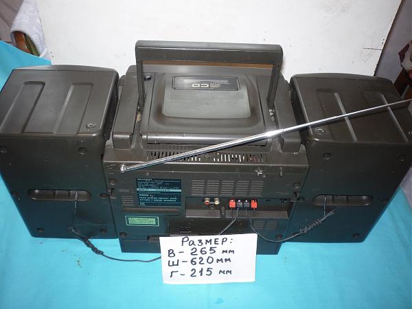Продам Магнитола "Шарп-555" рабочая, треб.профилактики