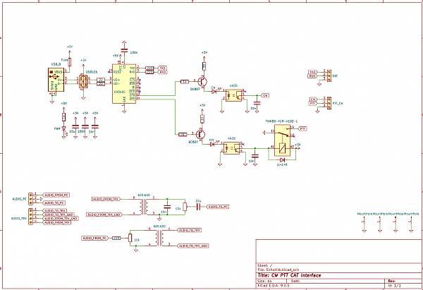 Продам CW PTT CAT AUDIO плата управления