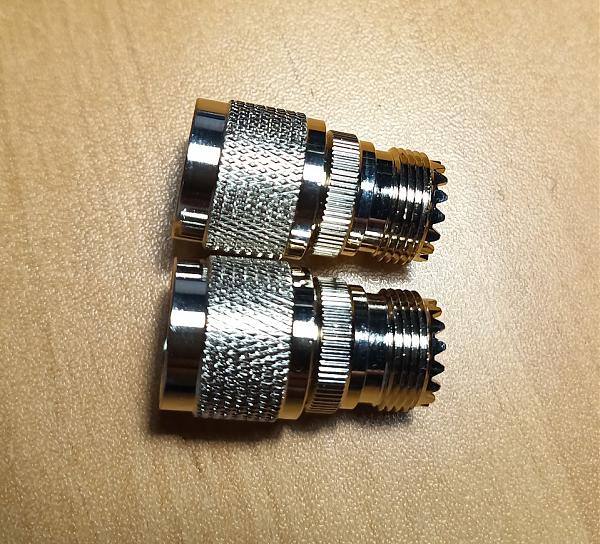 Продам два переходника с N штекера на SO-239