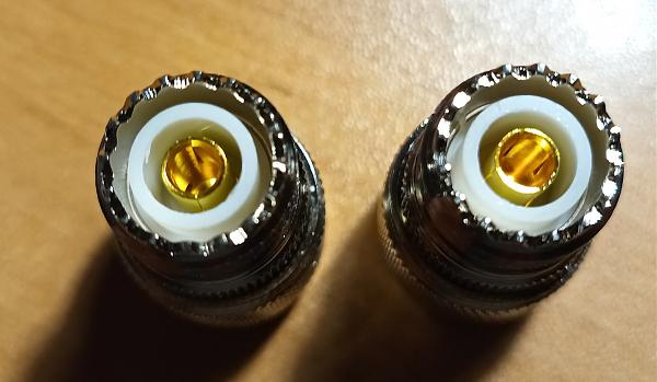 Продам два переходника с N штекера на SO-239