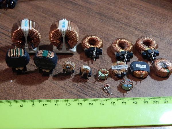 Продам Катушки, дроссели на ферритовых кольцах