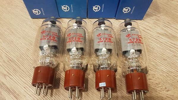 Продам Радиолампы Shuguang 572B 4шт