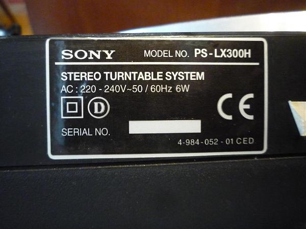 Продам Sony-PS-LX300H"