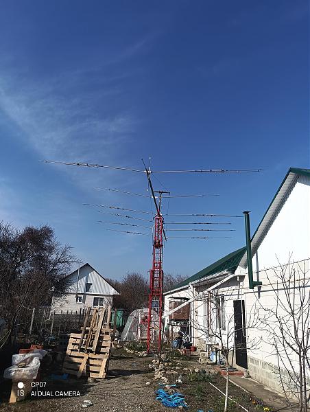 Продам Антенна КТ 34 XA+Мачта и комплектующие