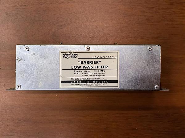 Продам Фильтр LPF РЭМО ( 1,8мгц-30мгц, 1,5квт)