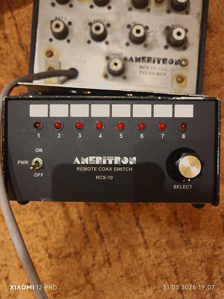 Продам Антенный коммутатор AMERITRON RCS-10 на 8 антенн