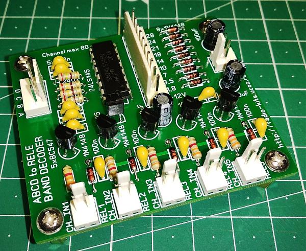 Продам Плата ABCD дешифратора реле ПДФ/ФНЧ общим плюсом