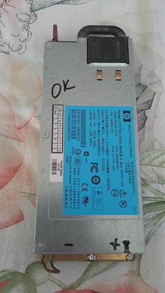 Продам Бл. питания имп. Hewlett-Packard DPS-460EB 12V 38A