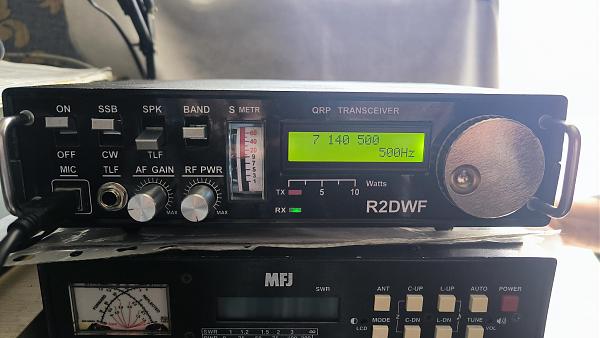 Продам QRP 3-диап. самодельный трансивер