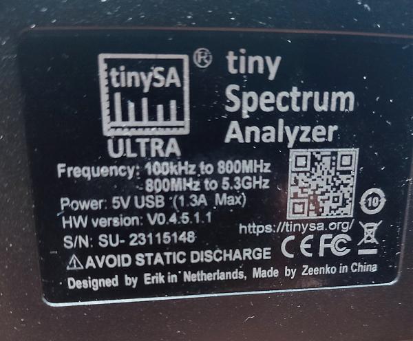 Продам Анализатор спектра Tinysa Ultra
