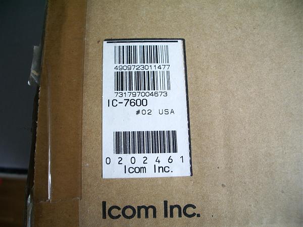 Продам трансивер ICOM IC-7600