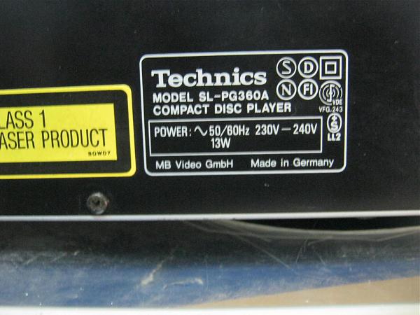 Продам Technics SL-PG360A