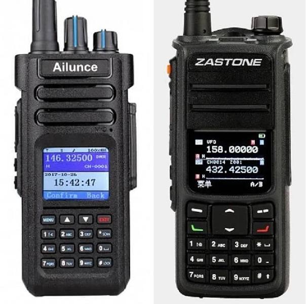 Радиостанции RETEVIS Ailunce HD1 DMR и Zastone UV008 с шифрованием 256 бит