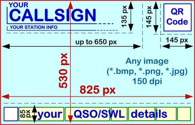 Схема макета mQSL (150 dpi)